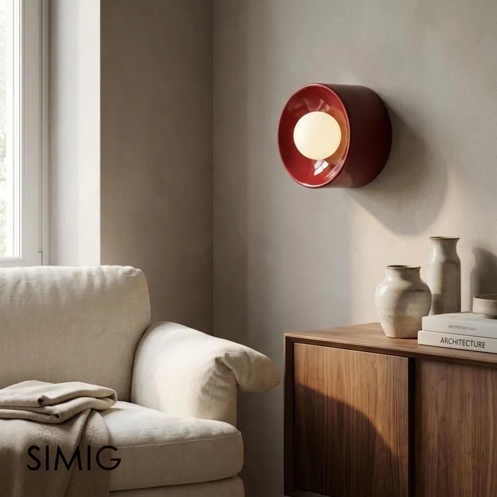 Ceranova Stylish Ceramic Wall Sconce - Contemporary Light for Bedroom T499