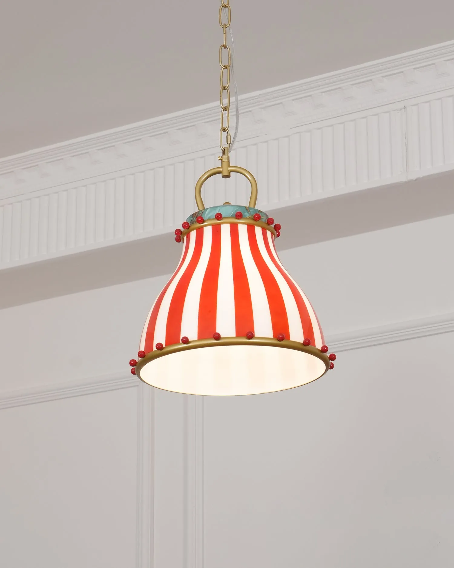 Festilo Circus Striped Glass Pendant for Dining & Living Spaces M66