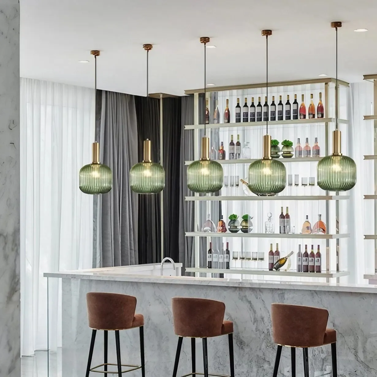 Vintage Creative Glass Pendant Lamp S69