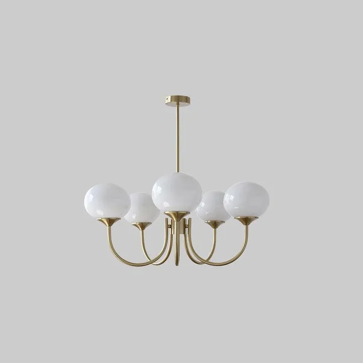 Bauhaus Glass Ball Marshmallow Chandelier S200