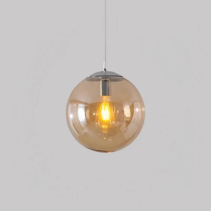 Glass Ball Pendant Light