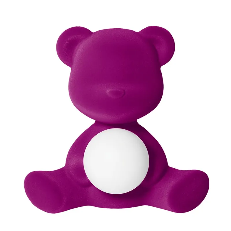 Teddy Girl Lamp Velvet Finish