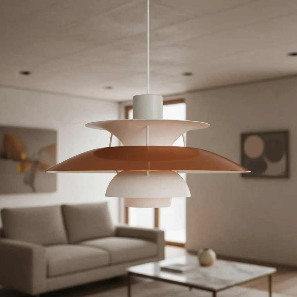 Danish Multi-layer Metal Pendant Light S107