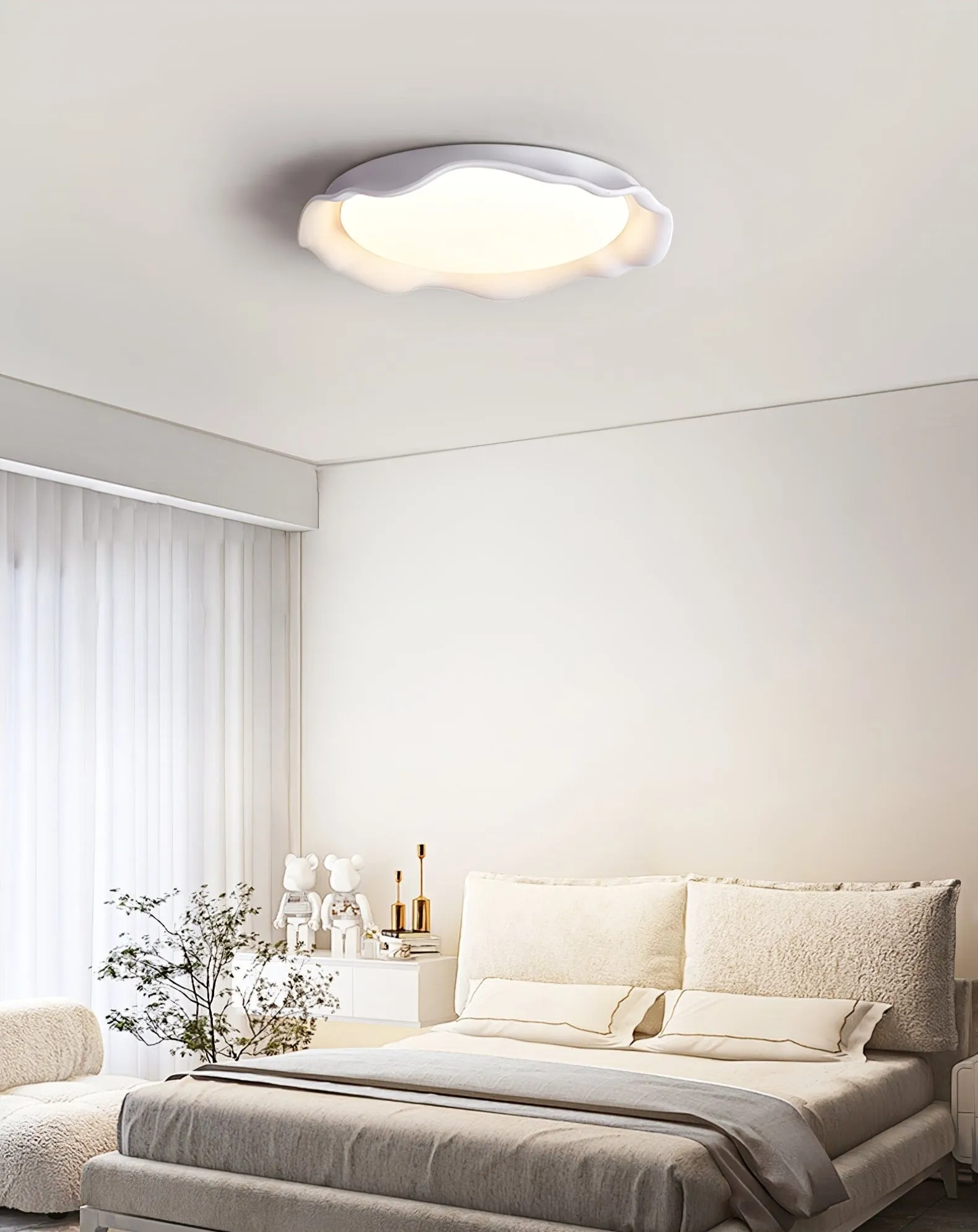Aera Microcement Ceiling Light T1604