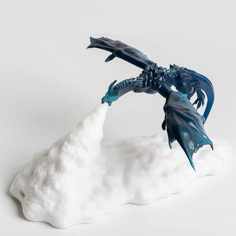 Creative 3D Printed Airplane Fire Dragon Table Lamp M585