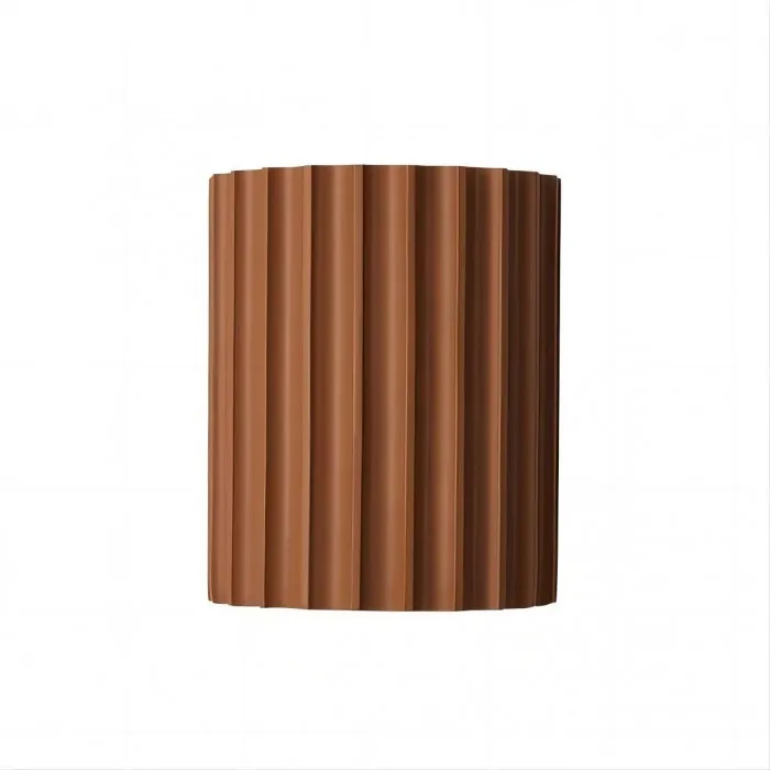 Ribbed Resin Design - Minimalist Wall Light for Modern Interior Spaces S104