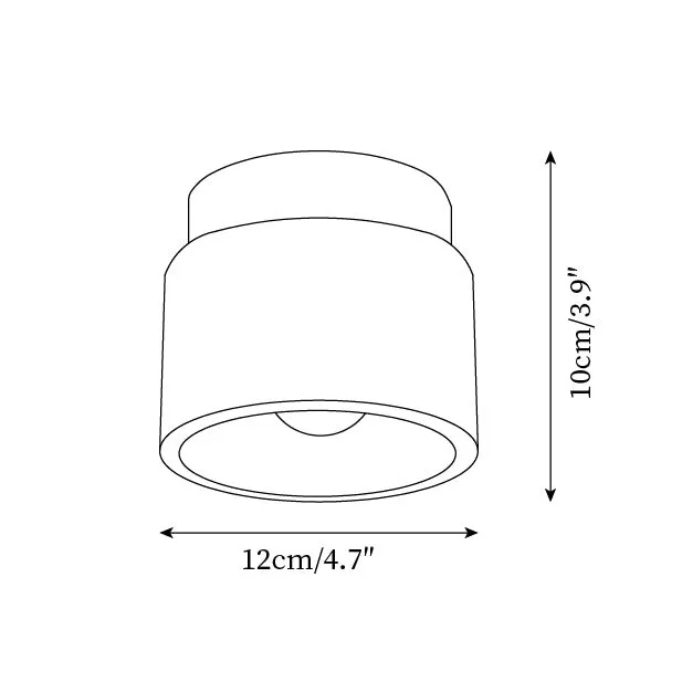 Travertine and Wood Design - Nordic Ceiling Light for Modern Spaces M98
