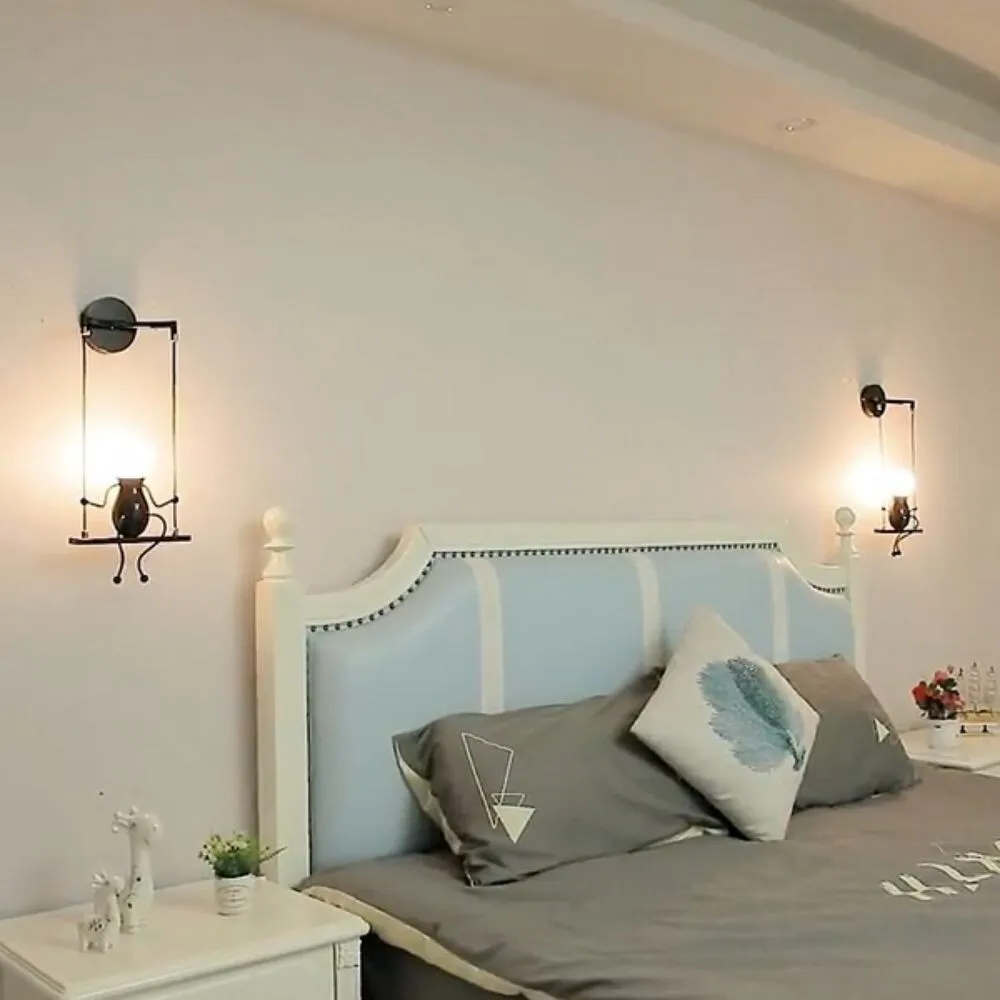 Cartoon Robot Wall Light