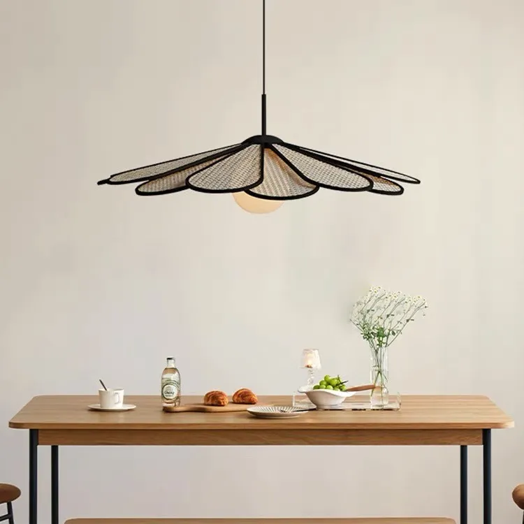 Wabi-sabi Rattan Pendant Light