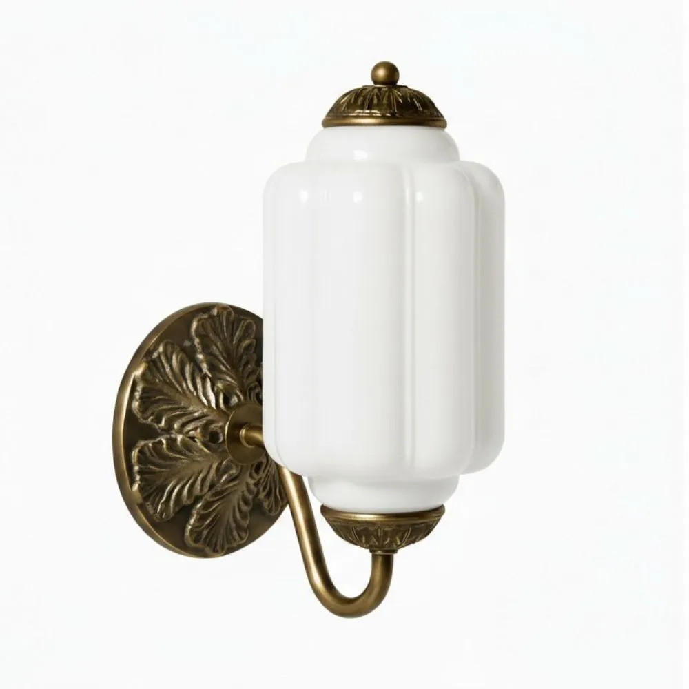 Eloise Vintage Glass Sconce - Elegant Art Deco Wall Lamp M486
