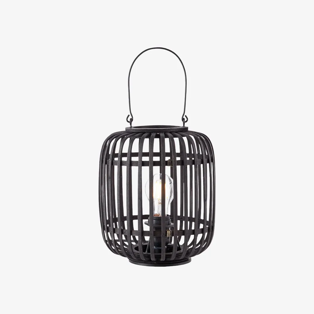Yumeko Ambient Table Lamp - Open Bamboo Cage Design Stylish and Eco Friendly for Living & Bedroom T988