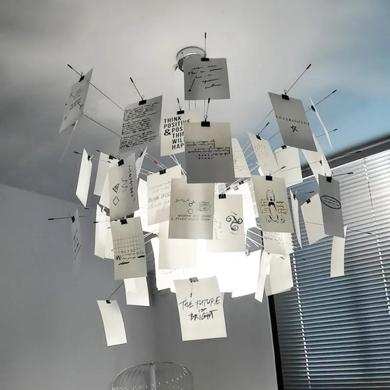 Renée Creative Picture Pendant Light Art Deco Bedroom Living Room T213