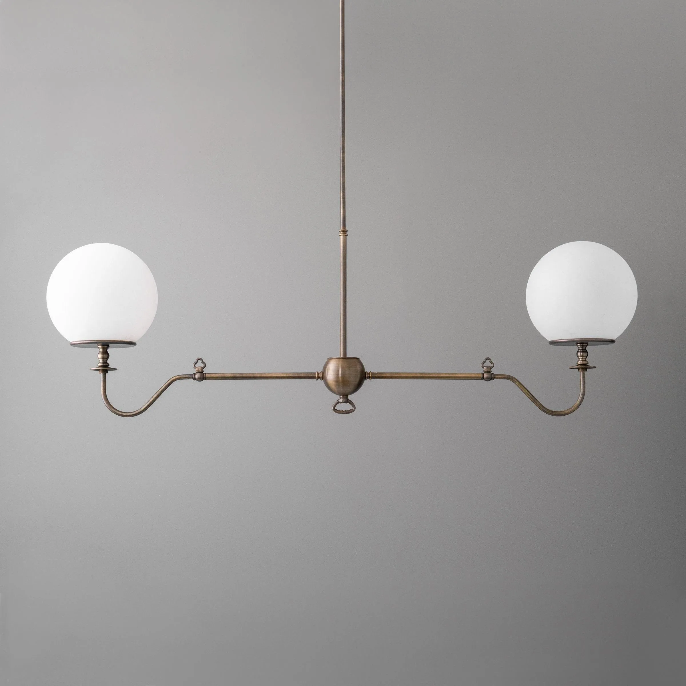 Glorica Glass Brass Chandelier Lighting - Contemporary Glass Multi-Light Hanging Fixture T405