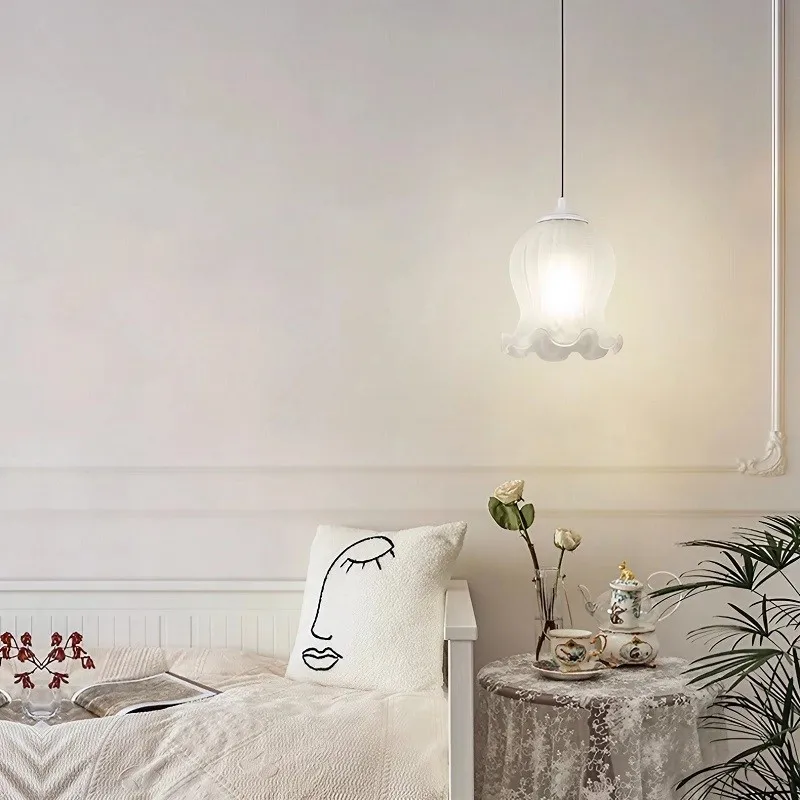 Nordic Flower Bud Glass Pendant Light S89
