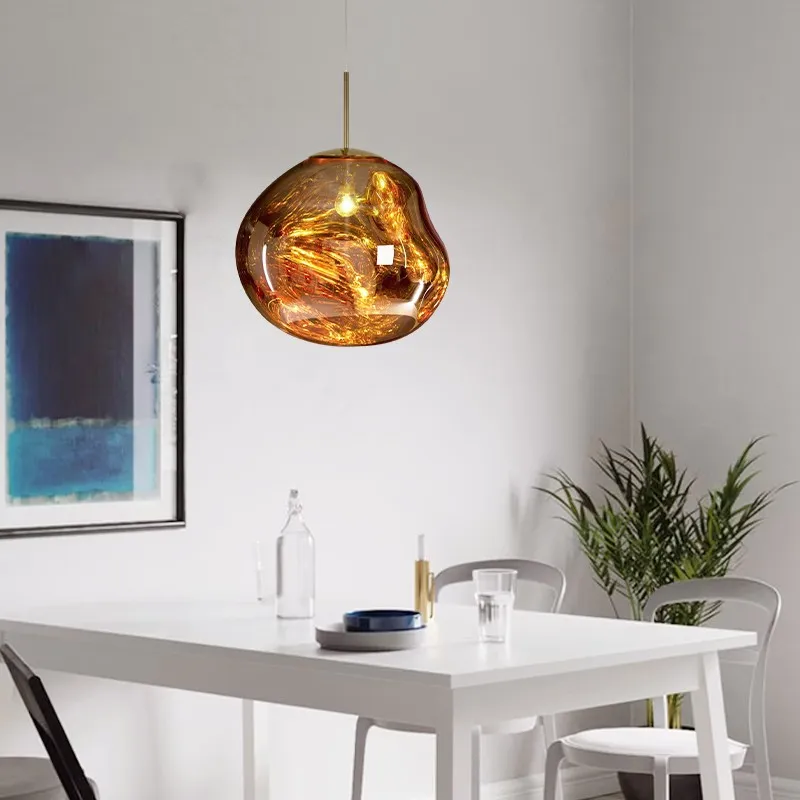 Dynamic Surface Pendant Light For Living Room S208