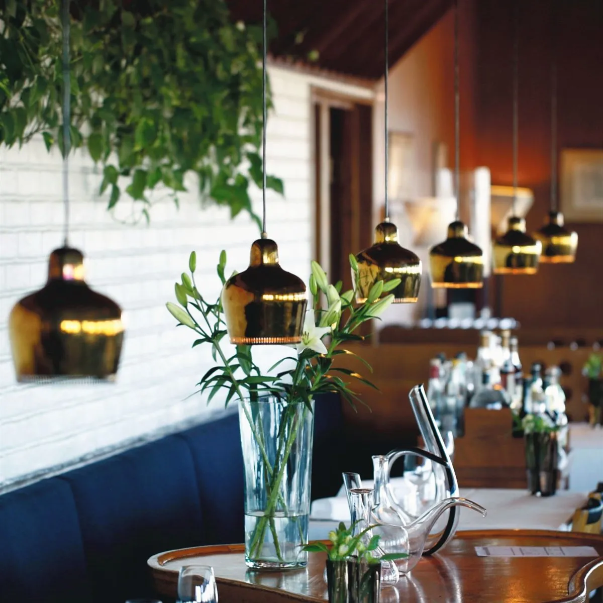 Golden Bell Pendant Lamp