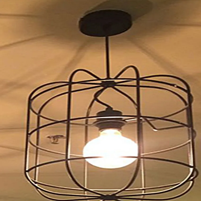 CLINTON Loft Caged Pendant Lamp