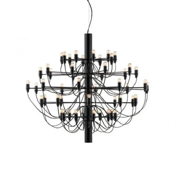 Tendrila Multi-Light Chandelier - Industrial Style Pendant Light for Dining Room