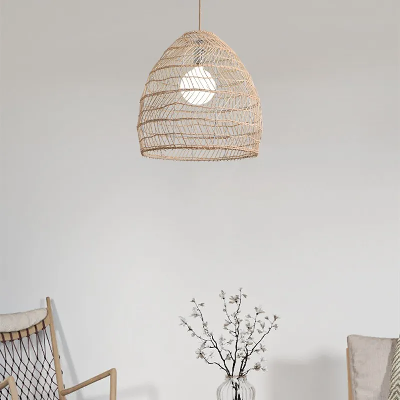 Farmhouse Cage Atami Art Rattan Light