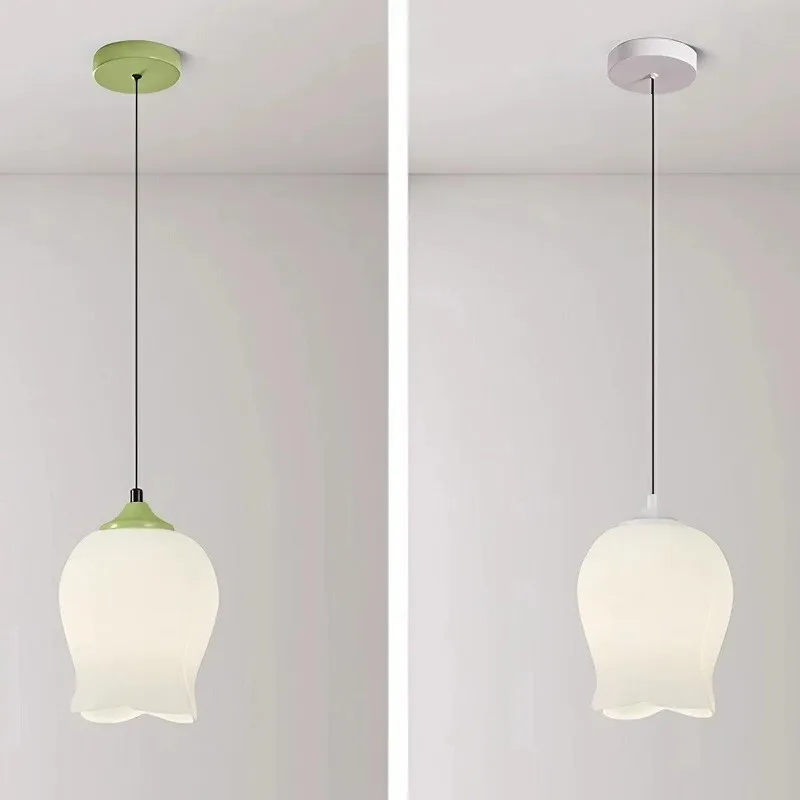 Nordic Flower Bud Glass Pendant Light S89