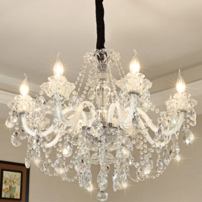 Candlestick Crystal Chandelier