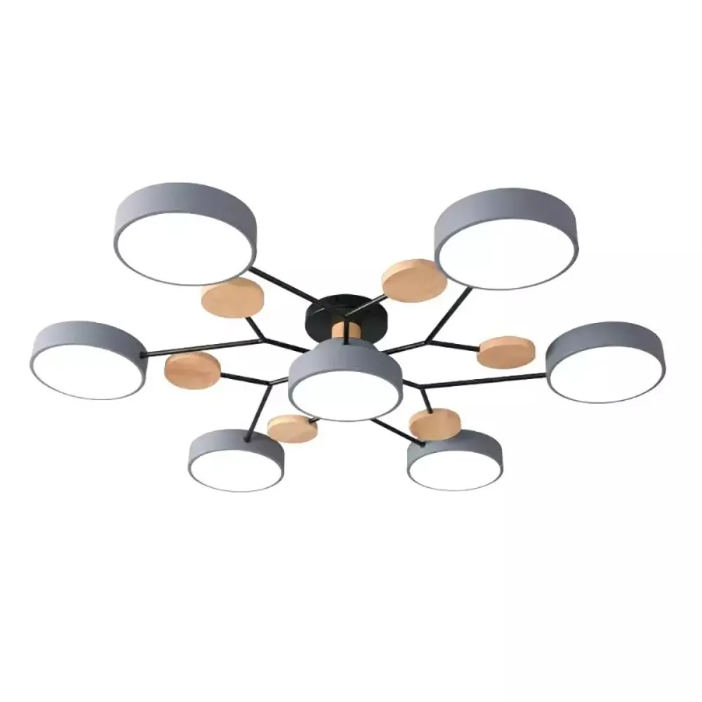 Nordic Branched Disc Metal Ceiling Lamp S117