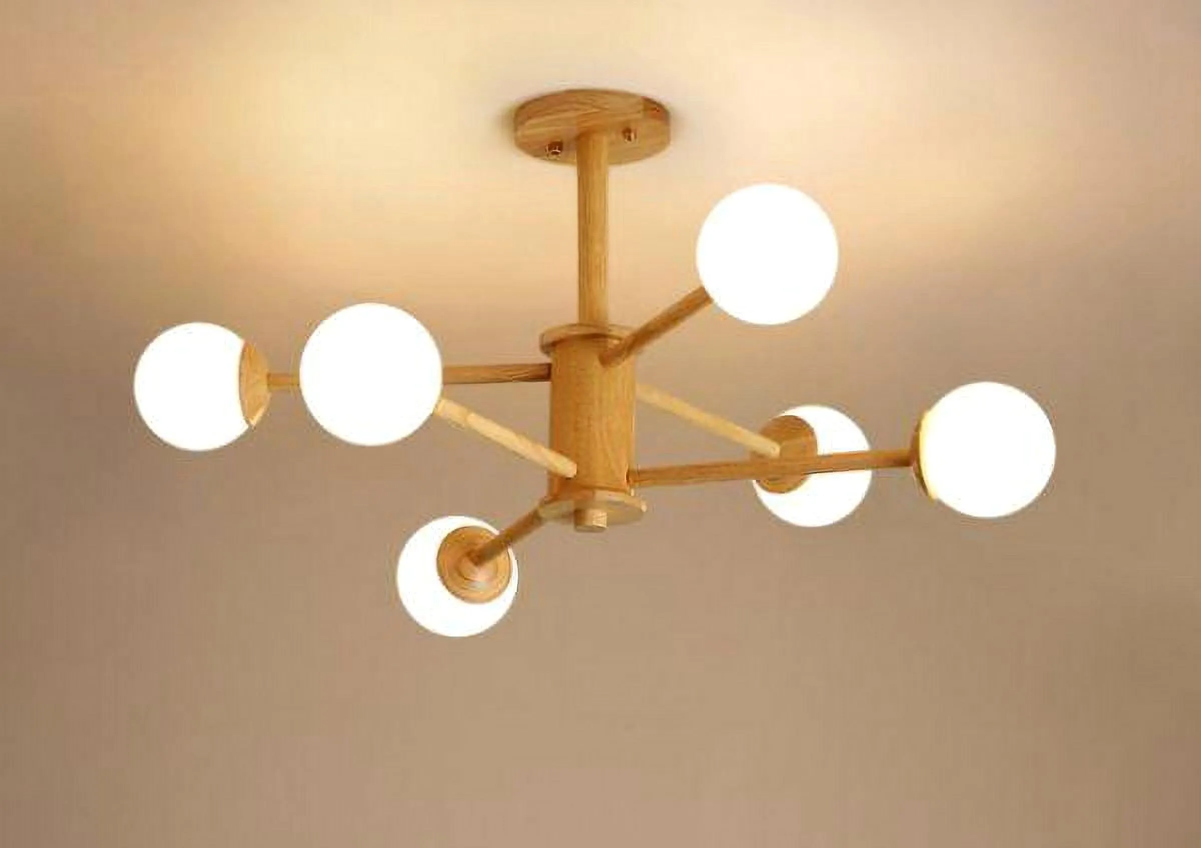 LIGN Wooden Molecular Light