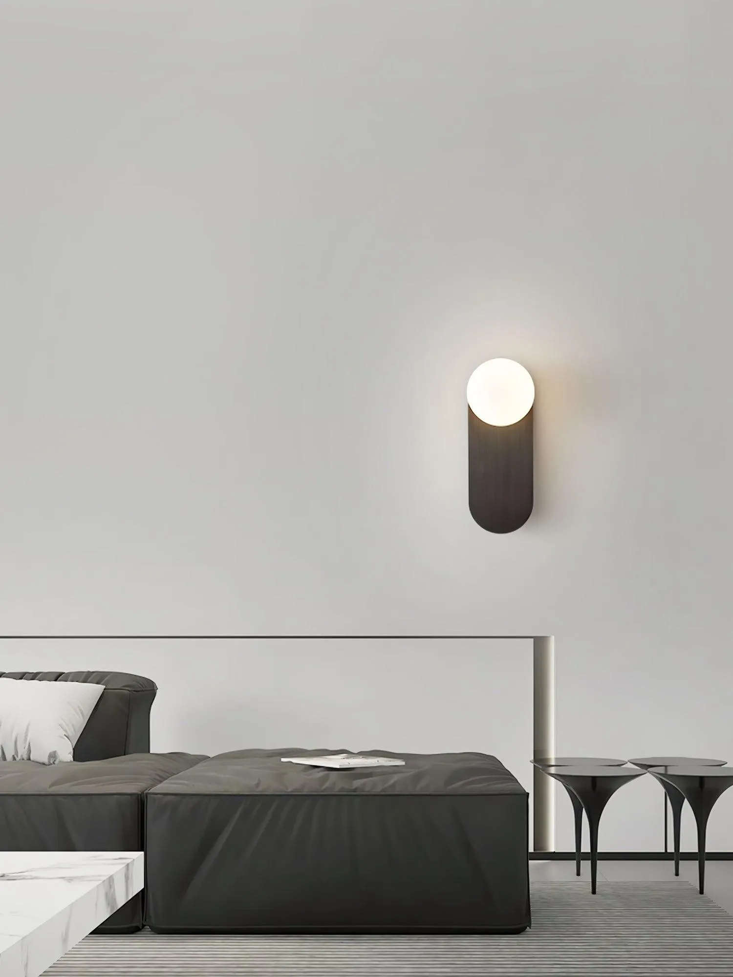 Modern Glass Base Sconce M280