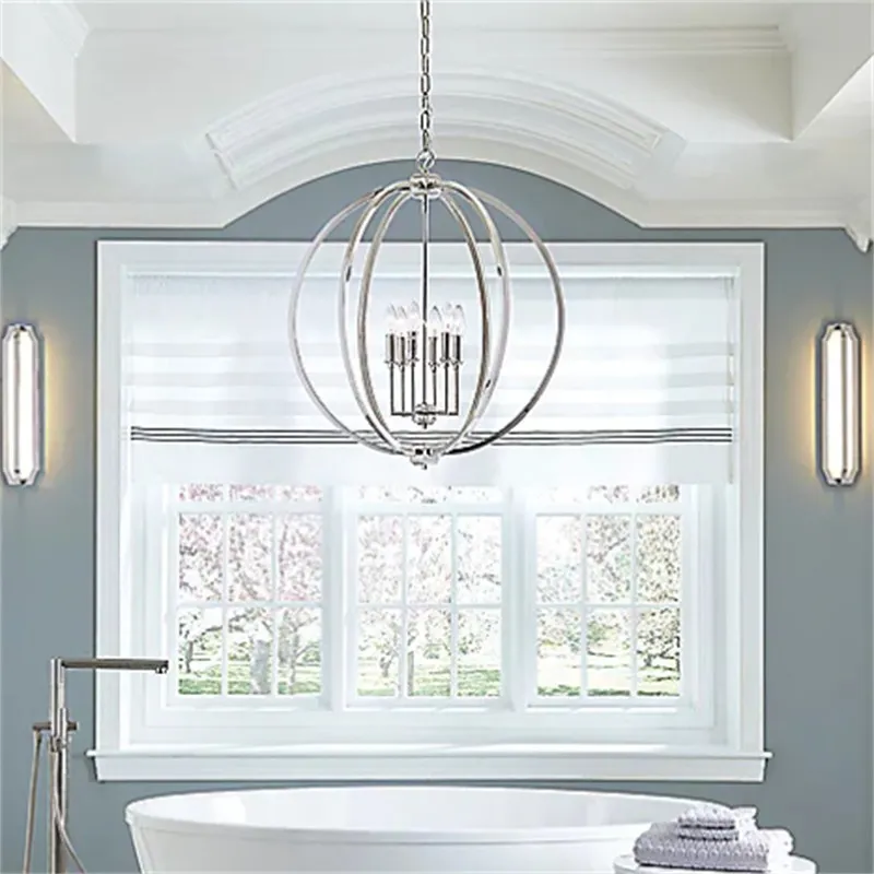 Globe Cage Candlestick Chandelier