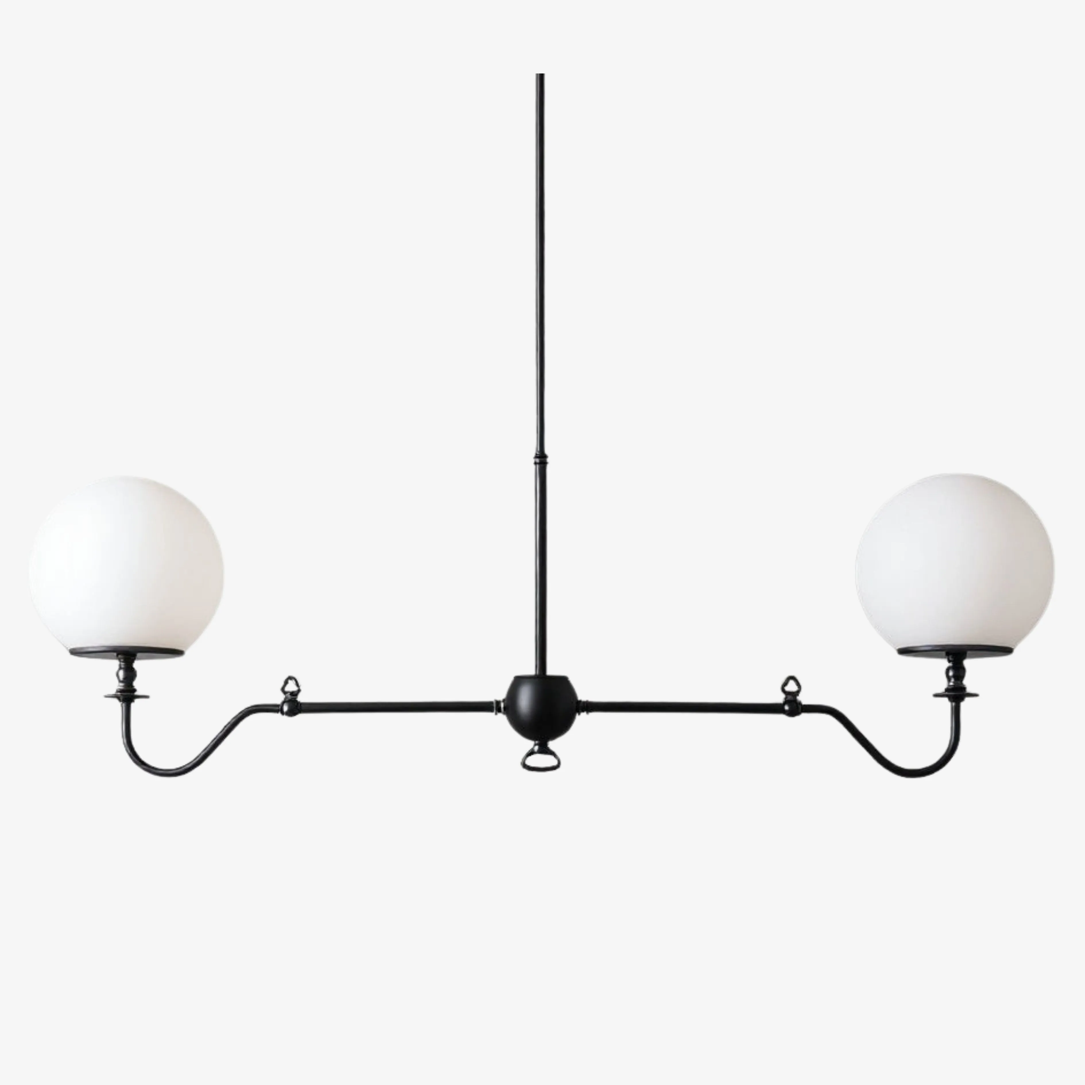 Glorica Glass Brass Chandelier Lighting - Contemporary Glass Multi-Light Hanging Fixture T405