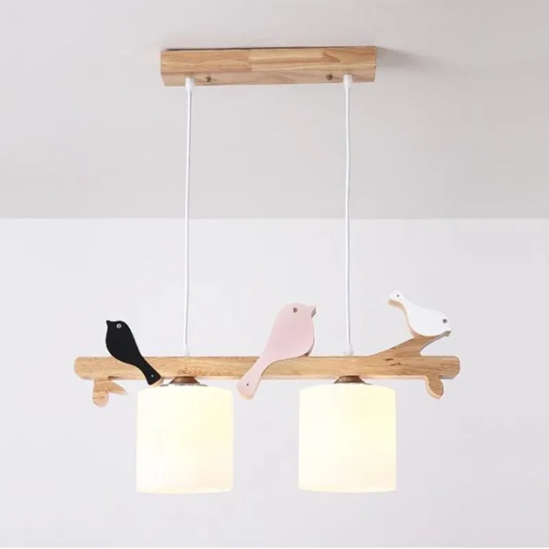 BIRDY Wooden Pendant Light