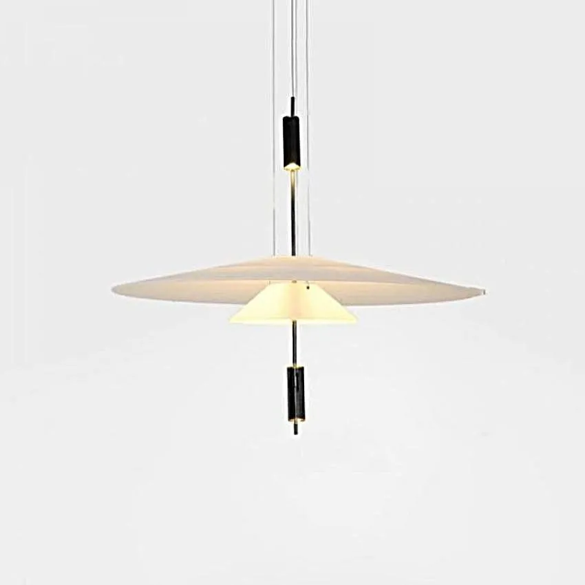 Plumeo Chandelier - Modern Layered LED Pendant for Living Room