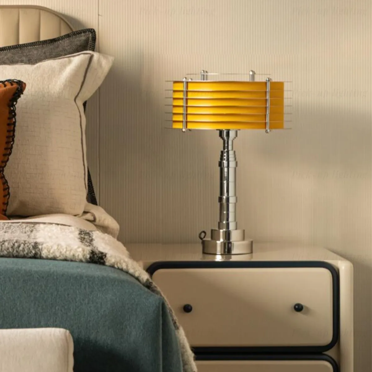 Modern Layered Lamps in Stainless Steel – Table & Floor Options S257