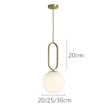Large Minimalist Oval Ring Pendant Light