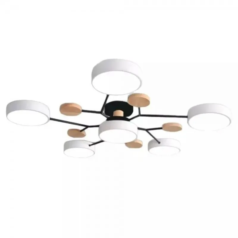 Nordic Branched Disc Metal Ceiling Lamp S192