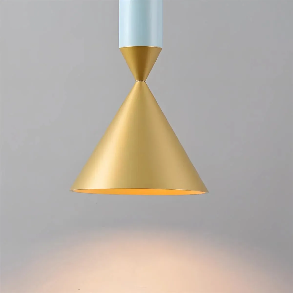 Vertara Minimal Cone Pendant Light – Sleek Architectural Hanging Lamp for Dining and Kitchen T1206