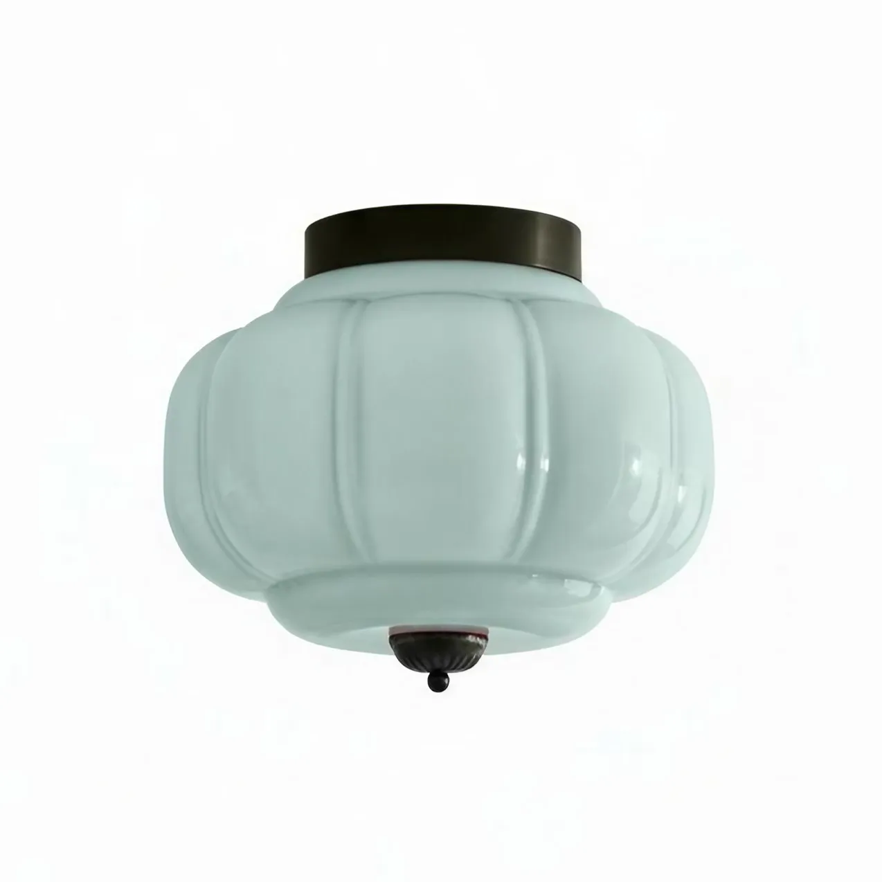 Eloise Ceiling Light - Elegant Retro Brass Ceiling Light for Living Room G55