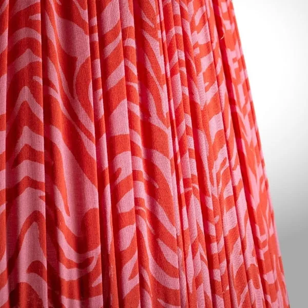 Grainora Table Lamp - Wooden Base with Fabric Shade for Living T568