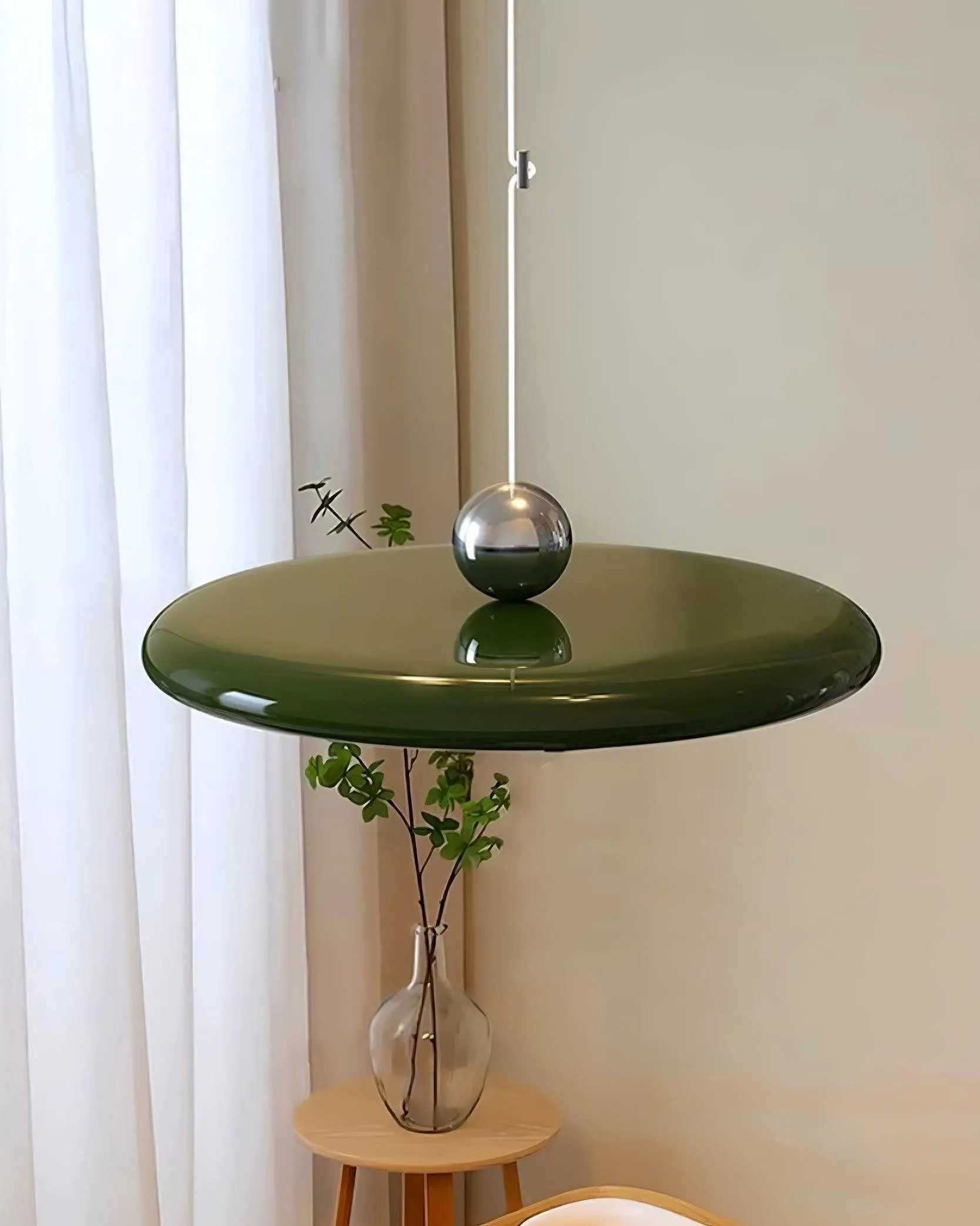 Simple Modern Adjustable Swing Arm Disc Pendant Lamp M11