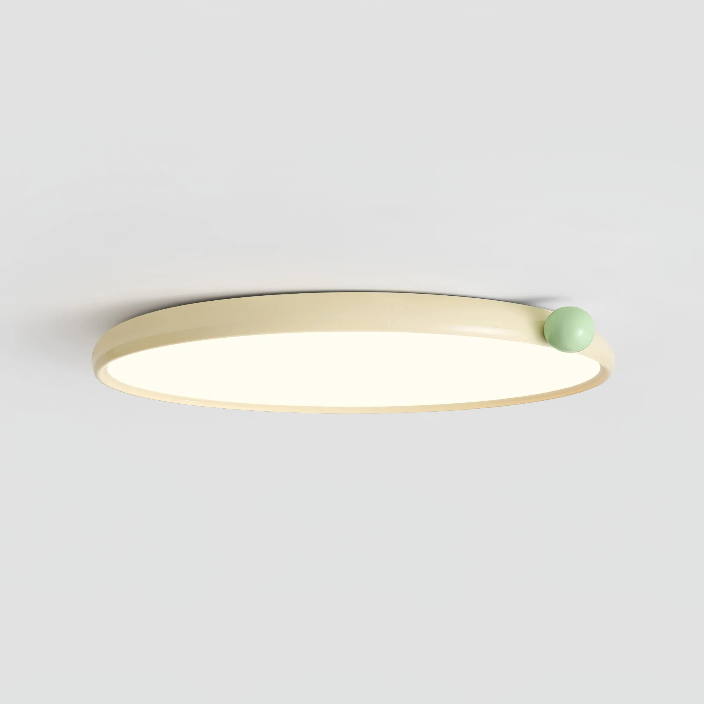 Minimalist Disc Cream Style Ultra-thin Ceiling Lamp M440