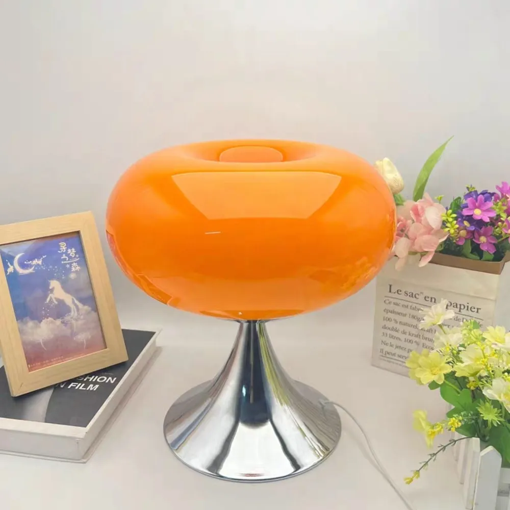 Lollora Bauhaus Apple Glass Table Lamp — Modern Desk & Bedside S171