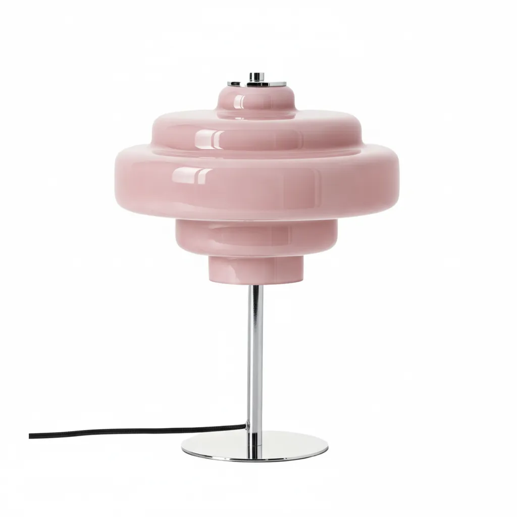 Koloro Multi-Layer Table Lamp - Vintage Glass and Metal for Living Room T276