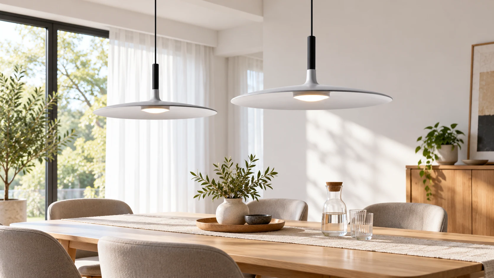 Alphomo pendant light in a Scandinavian living space