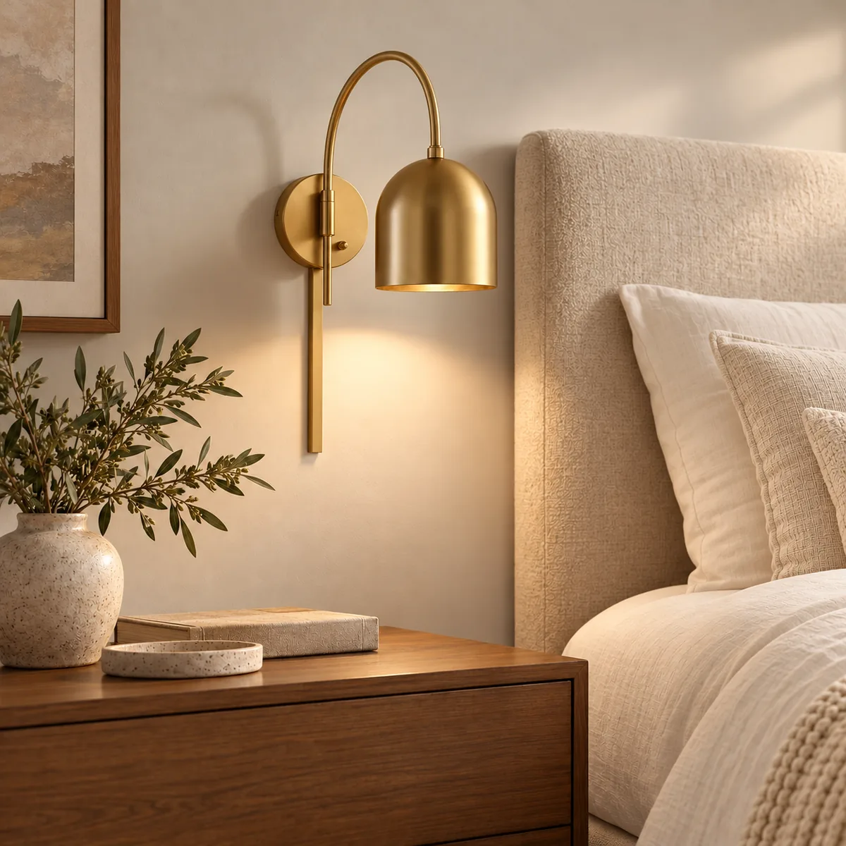 Plug-In Arched Wall Sconce