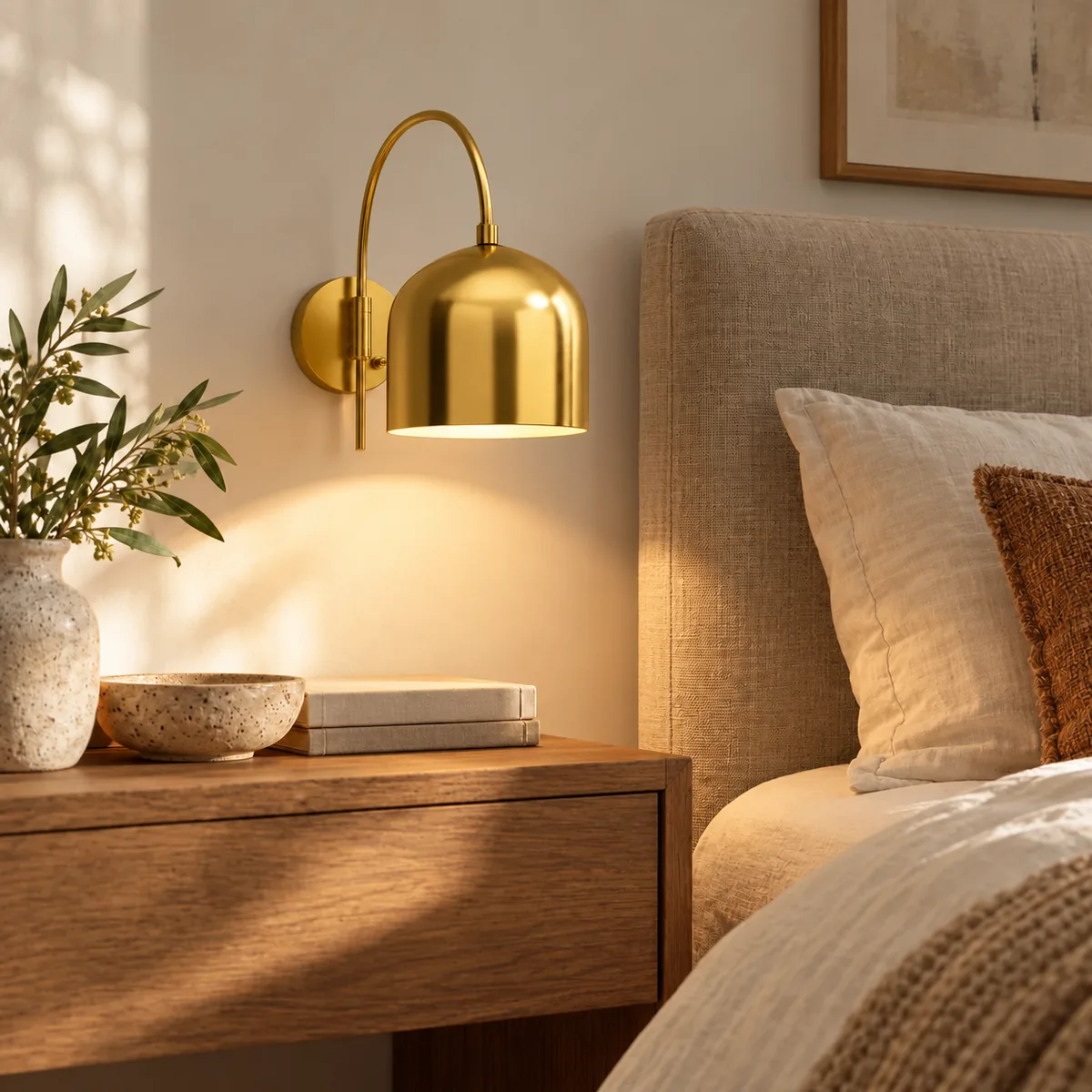 Plug-In Arched Wall Sconce