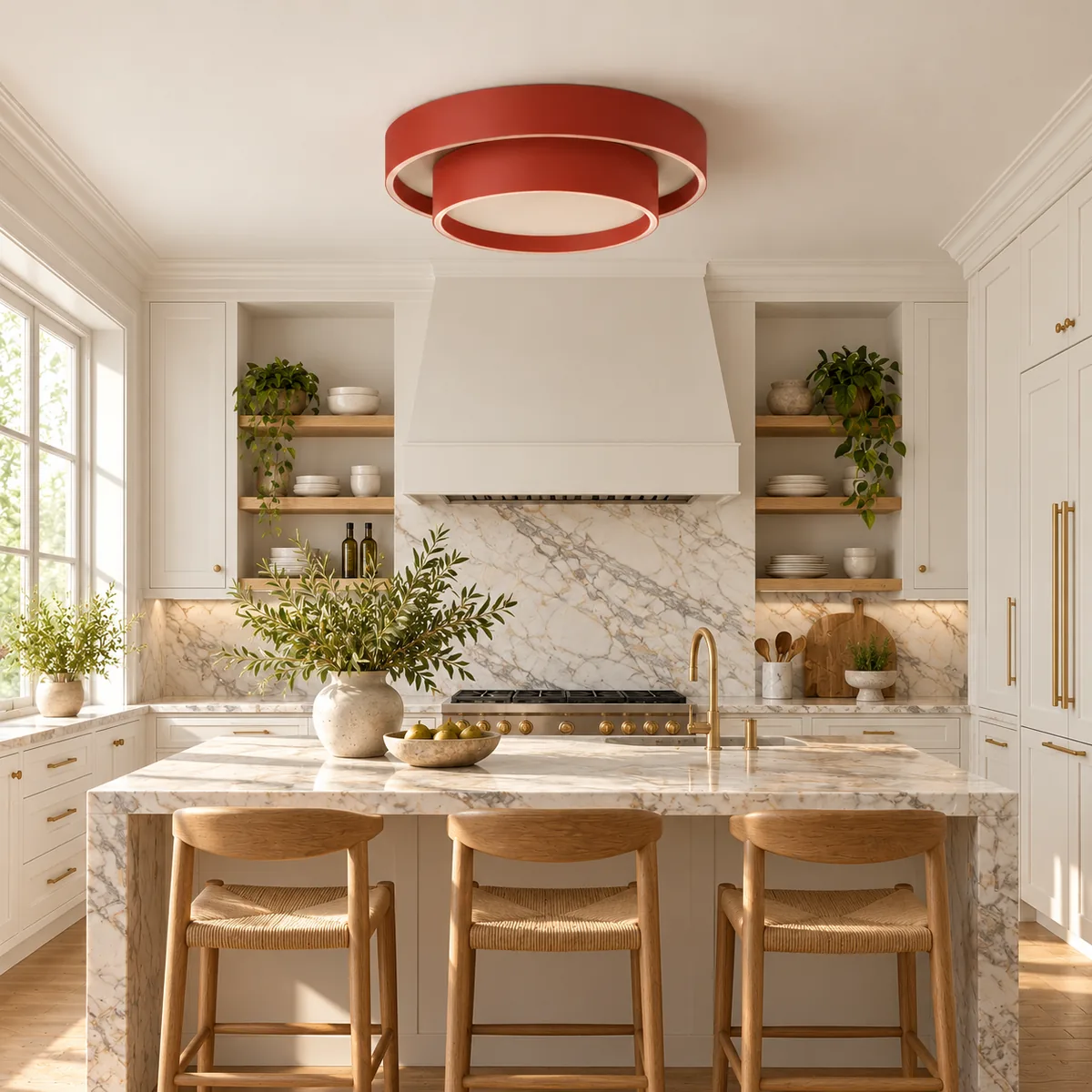 Two-Tier Round LED Ceiling Light in Two Diameters