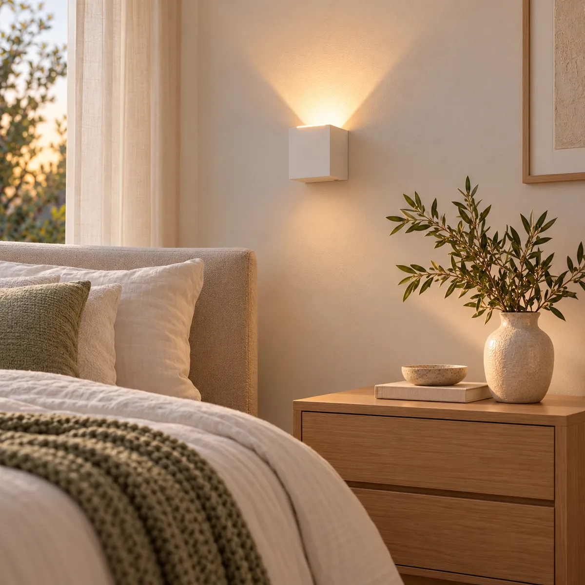 Four-Flap Aluminium Cube Wall Light, Cable or Battery
